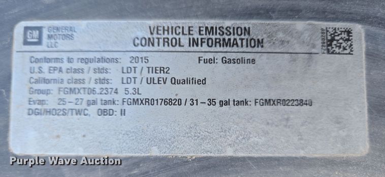 image for item EC4021 2015 Chevrolet Silverado 1500 utility bed pickup truck