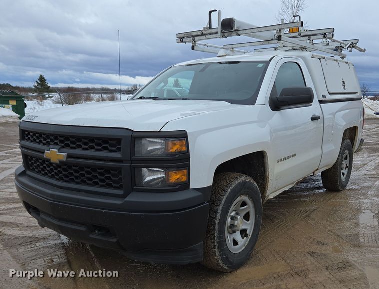 image for item EC4023 2014 Chevrolet Silverado 1500 utility bed pickup truck