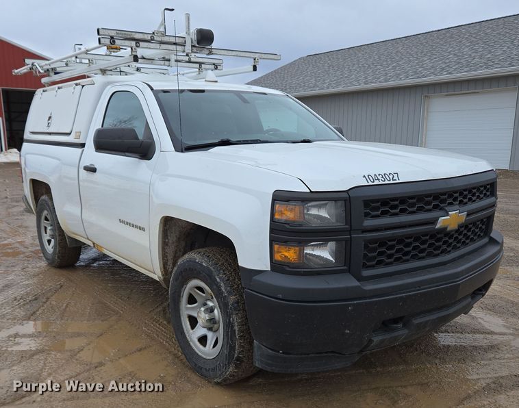 image for item EC4023 2014 Chevrolet Silverado 1500 utility bed pickup truck