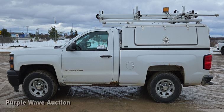 image for item EC4023 2014 Chevrolet Silverado 1500 utility bed pickup truck