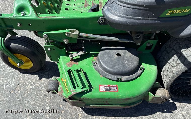 image for item ED4085 2013 John Deere Z930M ZTR lawn mower