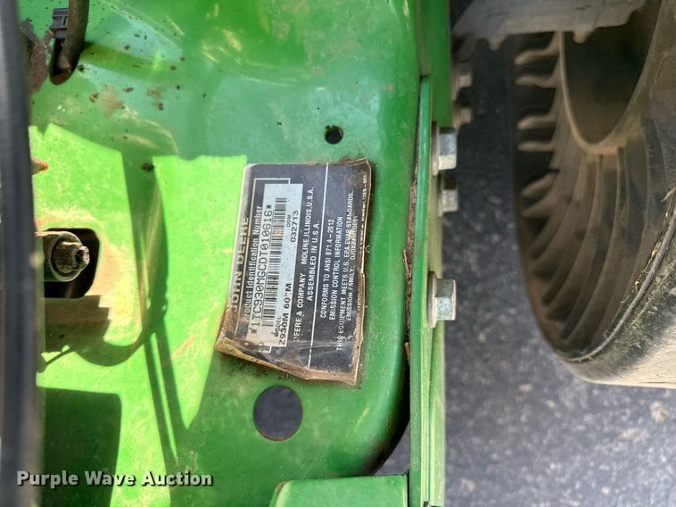 image for item ED4085 2013 John Deere Z930M ZTR lawn mower