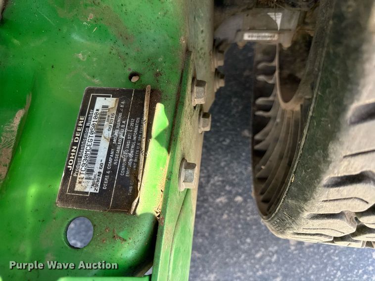 image for item ED4086 2016 John Deere Z930M ZTR lawn mower
