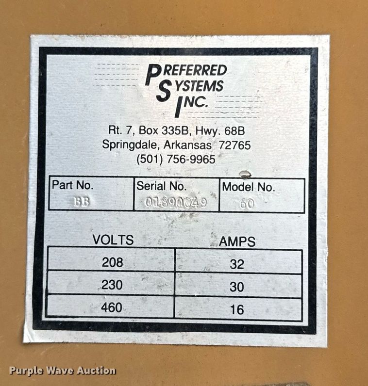 image for item ED4097 Bundle Bee 60 cardboard baler 