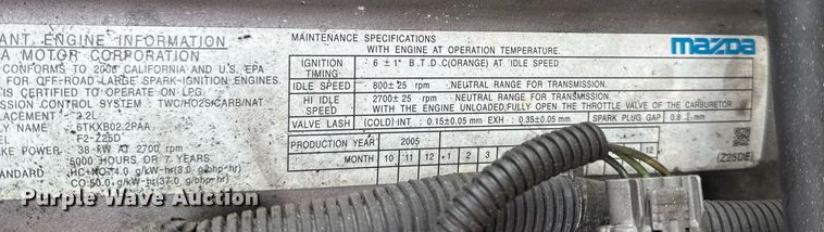 image for item ED4114 2006 Hyster H50FT forklift