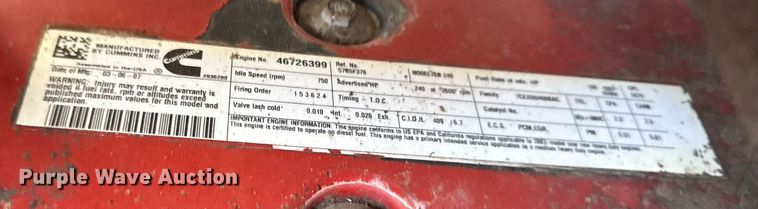 image for item EG2592 2008 Ford F650 Super Duty shuttle bus