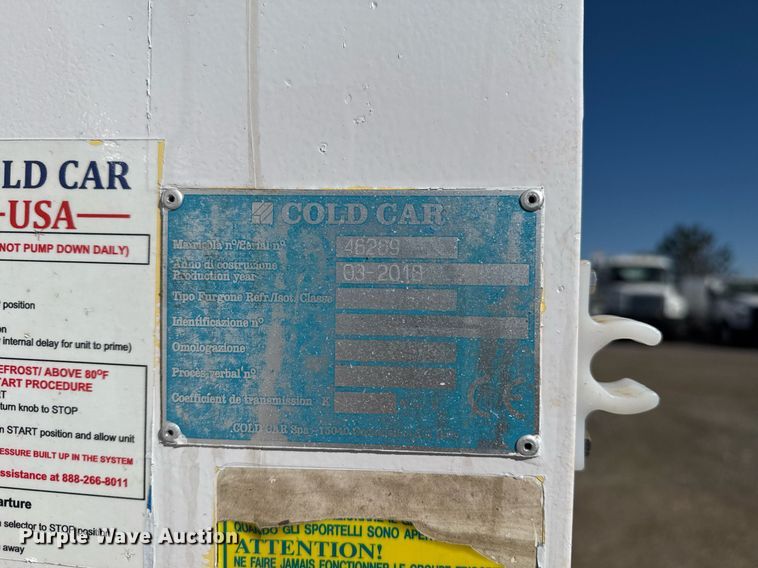 image for item EG2597 2018 Ford E450 Super Duty refrigerated truck