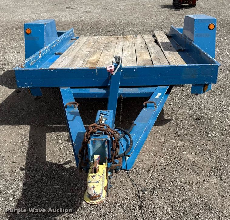 image for item EG2658 Shop Built Tilt deck utility trailer