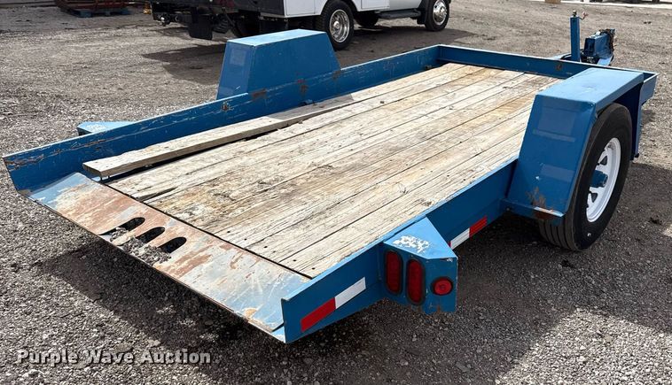 image for item EG2658 Shop Built Tilt deck utility trailer
