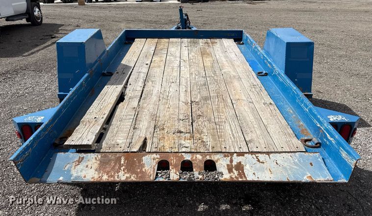 image for item EG2658 Shop Built Tilt deck utility trailer