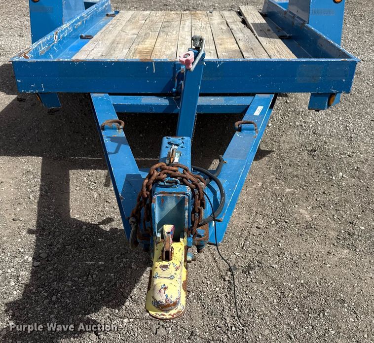 image for item EG2658 Shop Built Tilt deck utility trailer