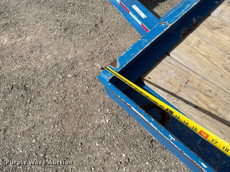 image for item EG2658 Shop Built Tilt deck utility trailer