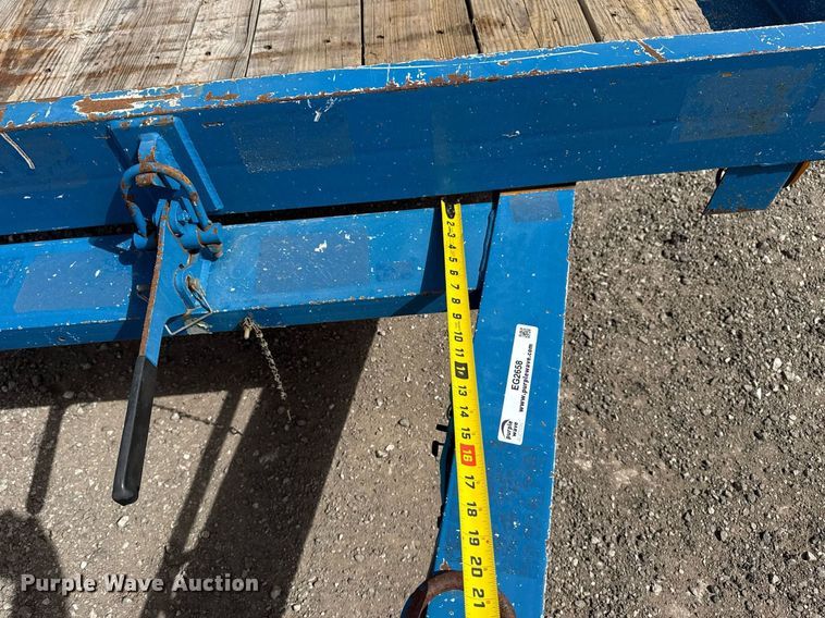 image for item EG2658 Shop Built Tilt deck utility trailer