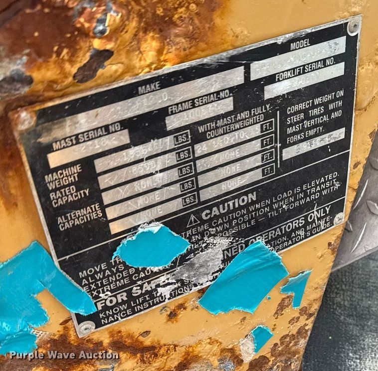 image for item EG5684 2007 Harlo HP8500-2WD-15-85 forklift