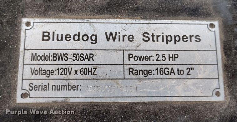 image for item EH0211 Blue Dog BWS-50SAR wire stripper