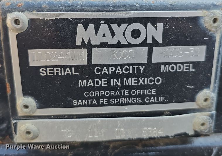 image for item EH8693 Maxon RCCS-3B end gate lift