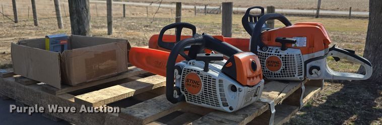 image for item EH8705 (2) Stihl chainsaws