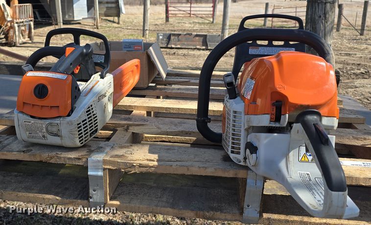 image for item EH8705 (2) Stihl chainsaws