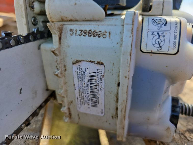 image for item EH8705 (2) Stihl chainsaws