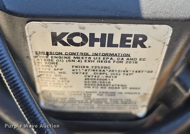 image for item EH8845 eXmark LZS742CKC60400 ZTR lawn mower