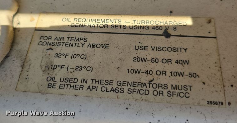 image for item EH8848 Kohler Power Systems 100RZ82 generator