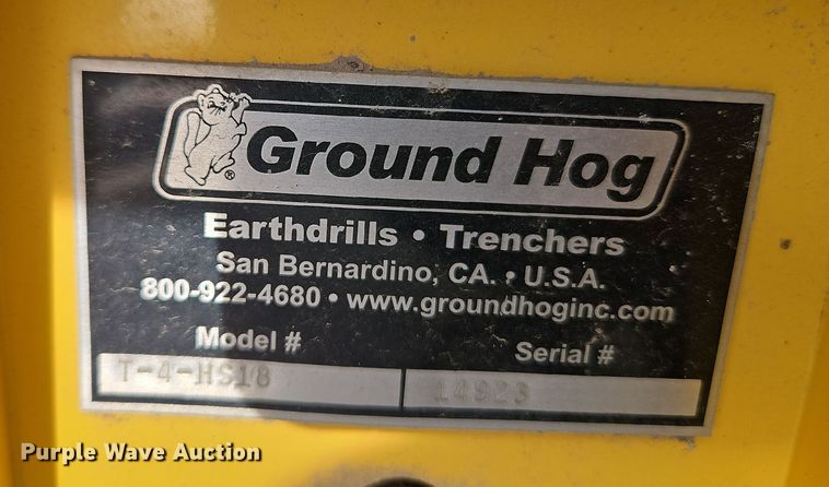 image for item EI8890 Gound Hog T-4-HS18 trencher