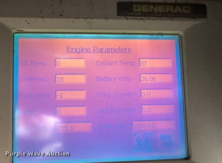 image for item EJ3519 2003 Generac MD0600 generator