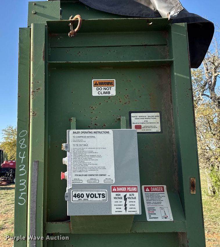 image for item EJ3553 2009 PTR 180040 cardboard baler