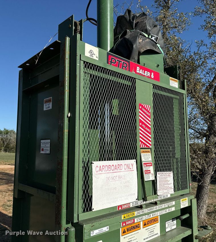 image for item EJ3553 2009 PTR 180040 cardboard baler