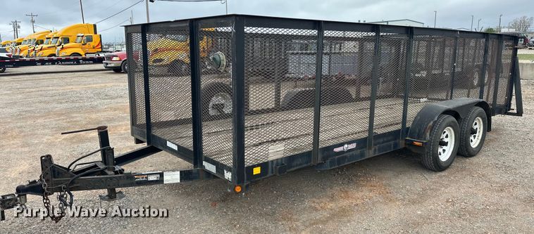image for item EJ8451 2018 Currahee LD618 utility trailer
