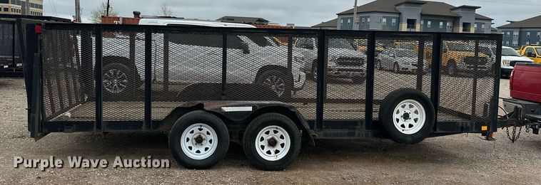 image for item EJ8451 2018 Currahee LD618 utility trailer