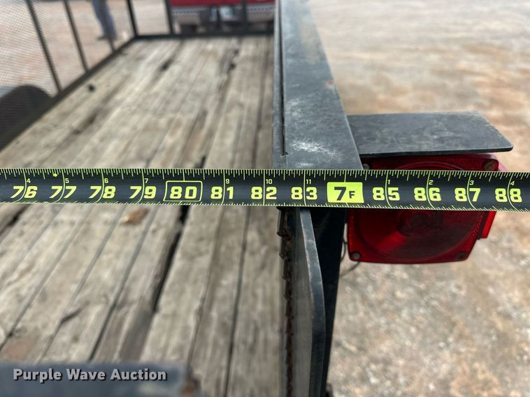 image for item EJ8451 2018 Currahee LD618 utility trailer