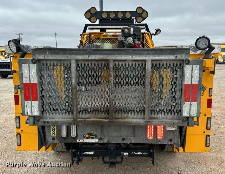 image for item EJ8454 2019 Ford F350 Super Duty XL utility bed pickup truck