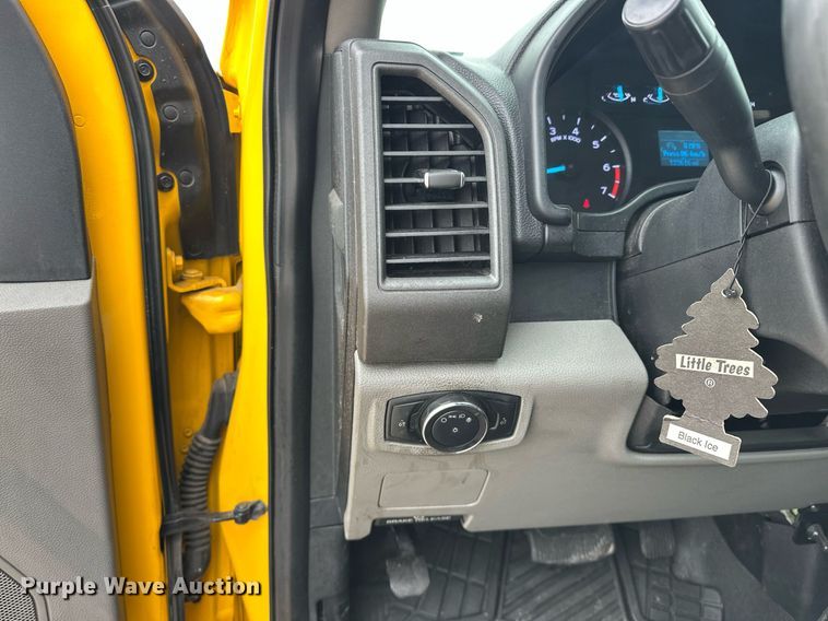 image for item EJ8454 2019 Ford F350 Super Duty XL utility bed pickup truck