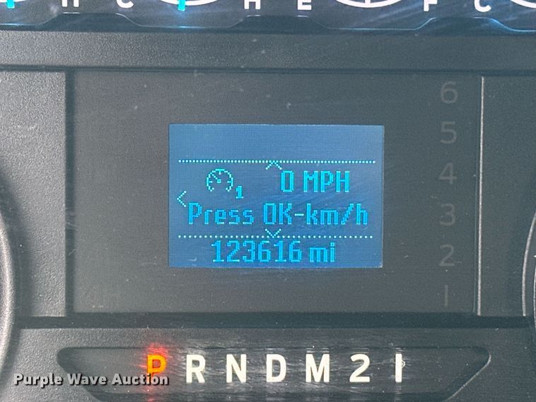 image for item EJ8454 2019 Ford F350 Super Duty XL utility bed pickup truck