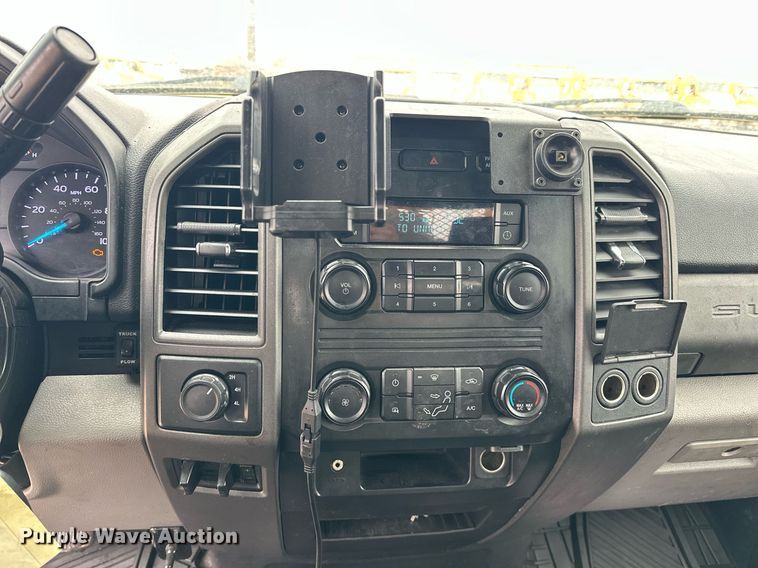 image for item EJ8454 2019 Ford F350 Super Duty XL utility bed pickup truck