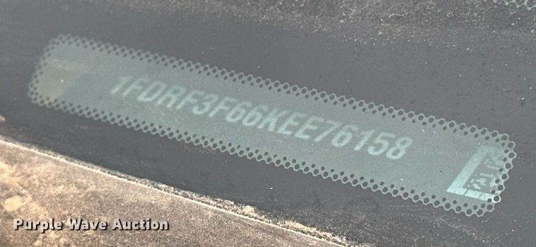 image for item EJ8454 2019 Ford F350 Super Duty XL utility bed pickup truck