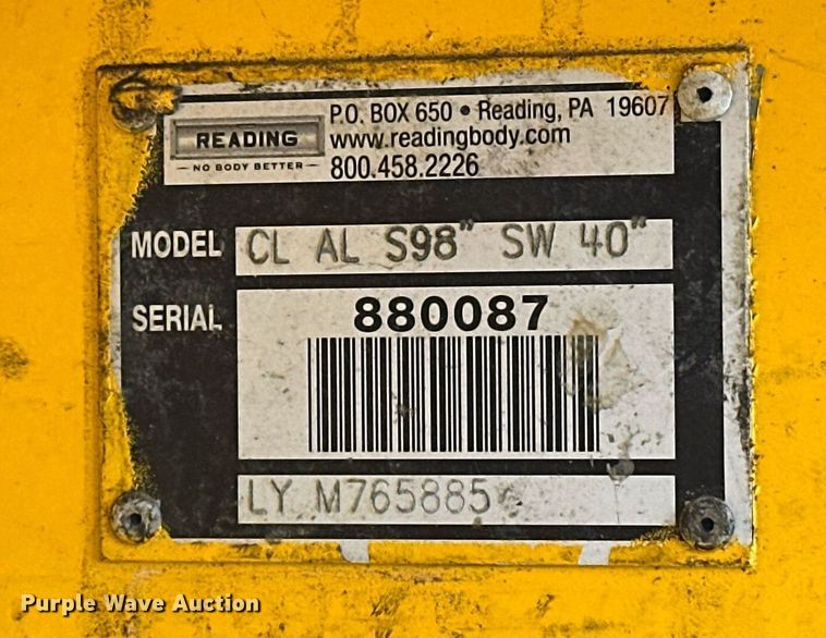 image for item EJ8456 2017 Ford F350 Super Duty XL utility bed pickup truck