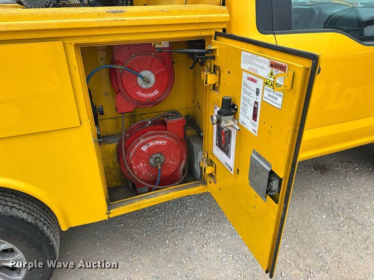 image for item EJ8456 2017 Ford F350 Super Duty XL utility bed pickup truck