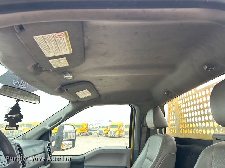 image for item EJ8456 2017 Ford F350 Super Duty XL utility bed pickup truck