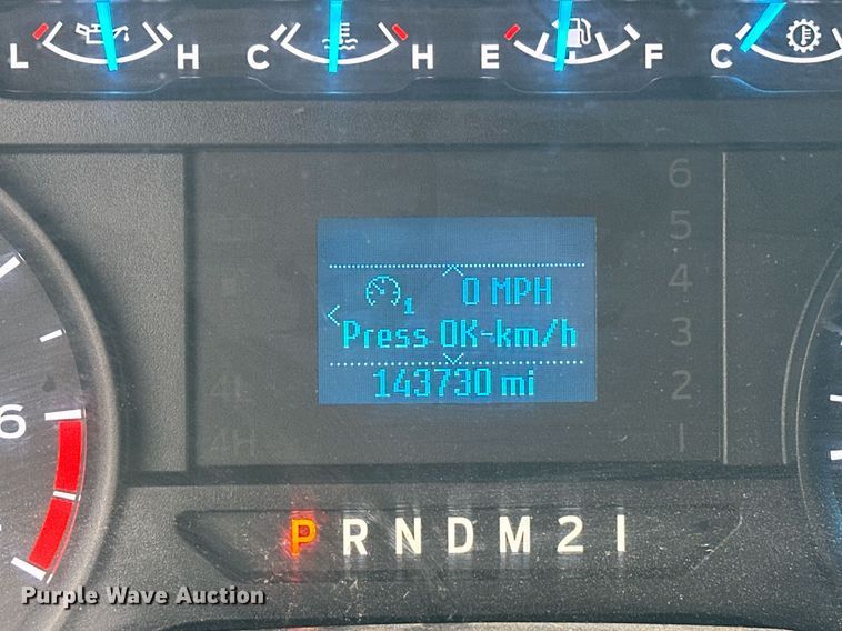 image for item EJ8456 2017 Ford F350 Super Duty XL utility bed pickup truck