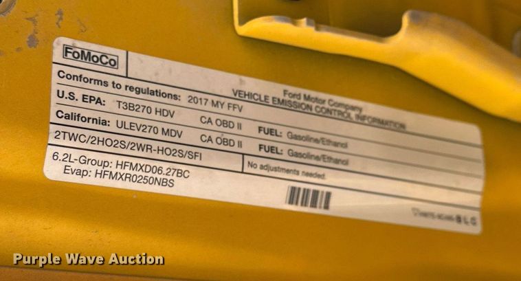 image for item EJ8456 2017 Ford F350 Super Duty XL utility bed pickup truck