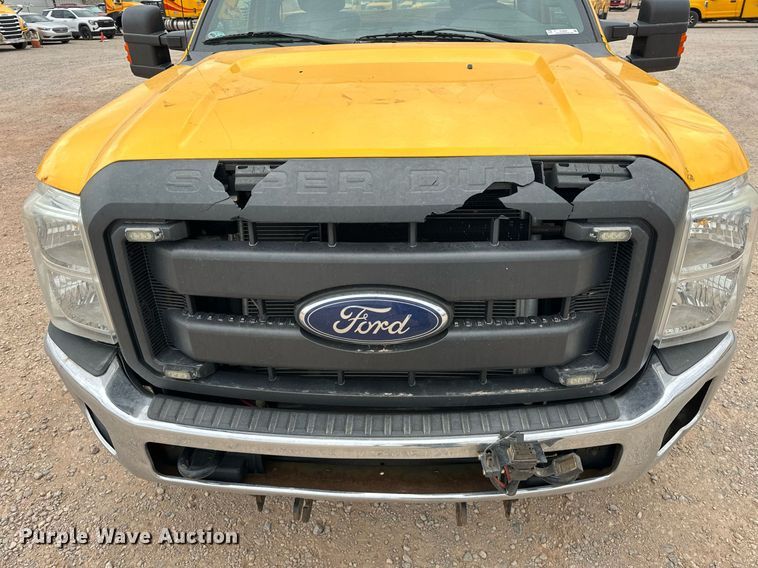 image for item EJ8460 2015 Ford F350 Super Duty XL utility bed pickup truck