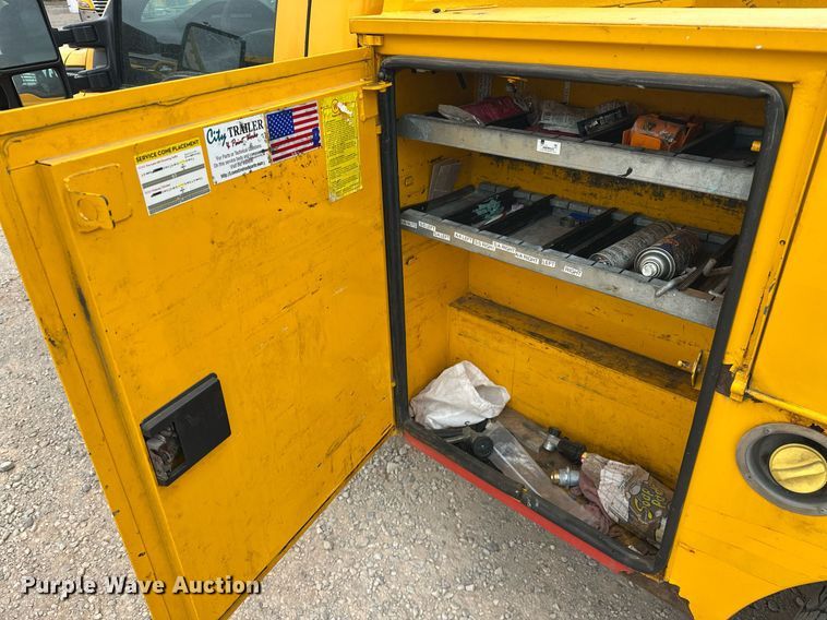 image for item EJ8460 2015 Ford F350 Super Duty XL utility bed pickup truck