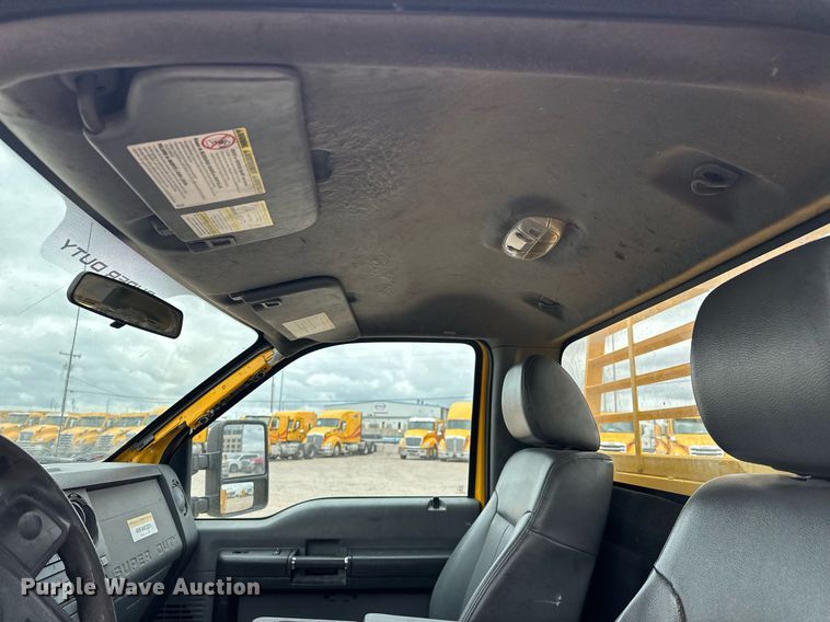 image for item EJ8460 2015 Ford F350 Super Duty XL utility bed pickup truck