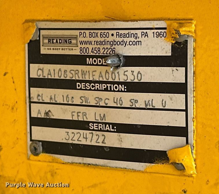 image for item EJ8463 2019 Ford F350 Super Duty XL utility bed pickup truck