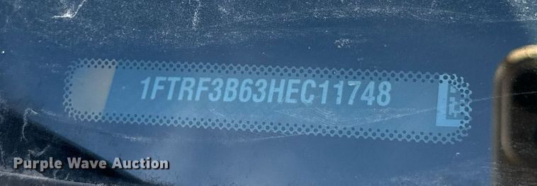 image for item EJ8467 2017 Ford F350 Super Duty XL utility bed pickup truck