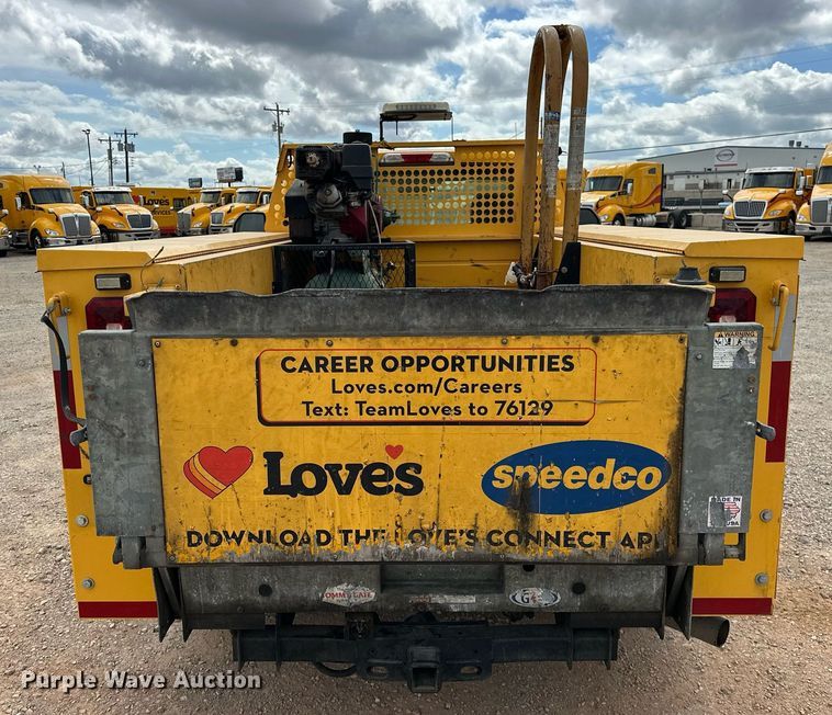 image for item EJ8470 2017 Ford F350 Super Duty XL utility bed pickup truck