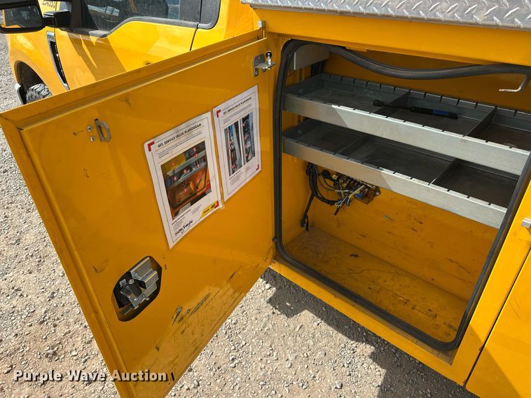 image for item EJ8472 2020 Ford F350 Super Duty XL utility bed pickup truck