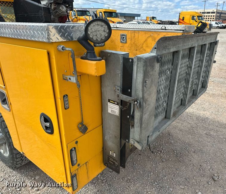 image for item EJ8472 2020 Ford F350 Super Duty XL utility bed pickup truck